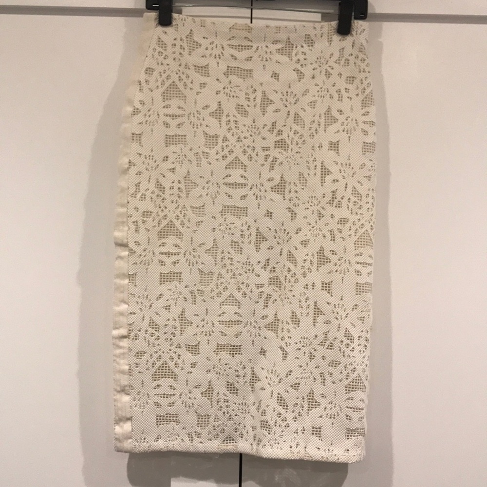 Rebecca Taylor Lace Pencil Skirt, Size 8
